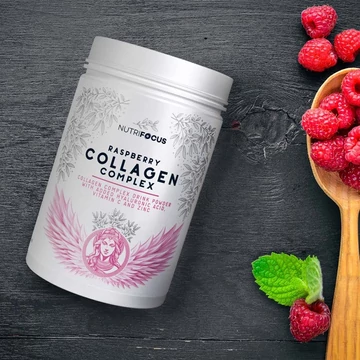 Collagen Complex kollagén italpor asztalon